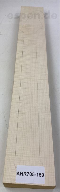 Neck Sycamore / Europ. Maple, curly, 720x100x30mm -  Unique Piece #159